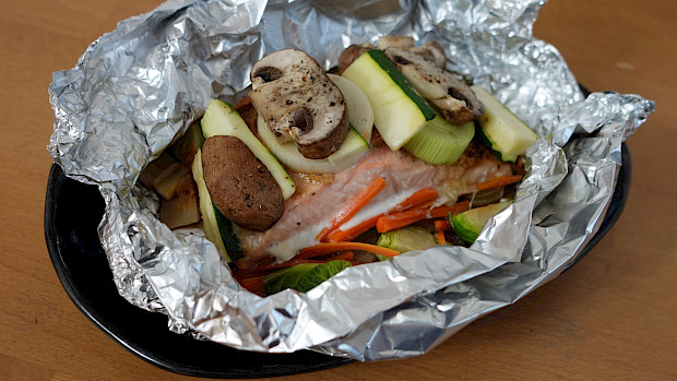Cartoccio di salmone